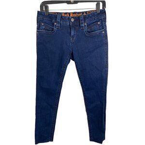 Rock Revival Johanna skinny jeans size 26 dark‎ denim western wear